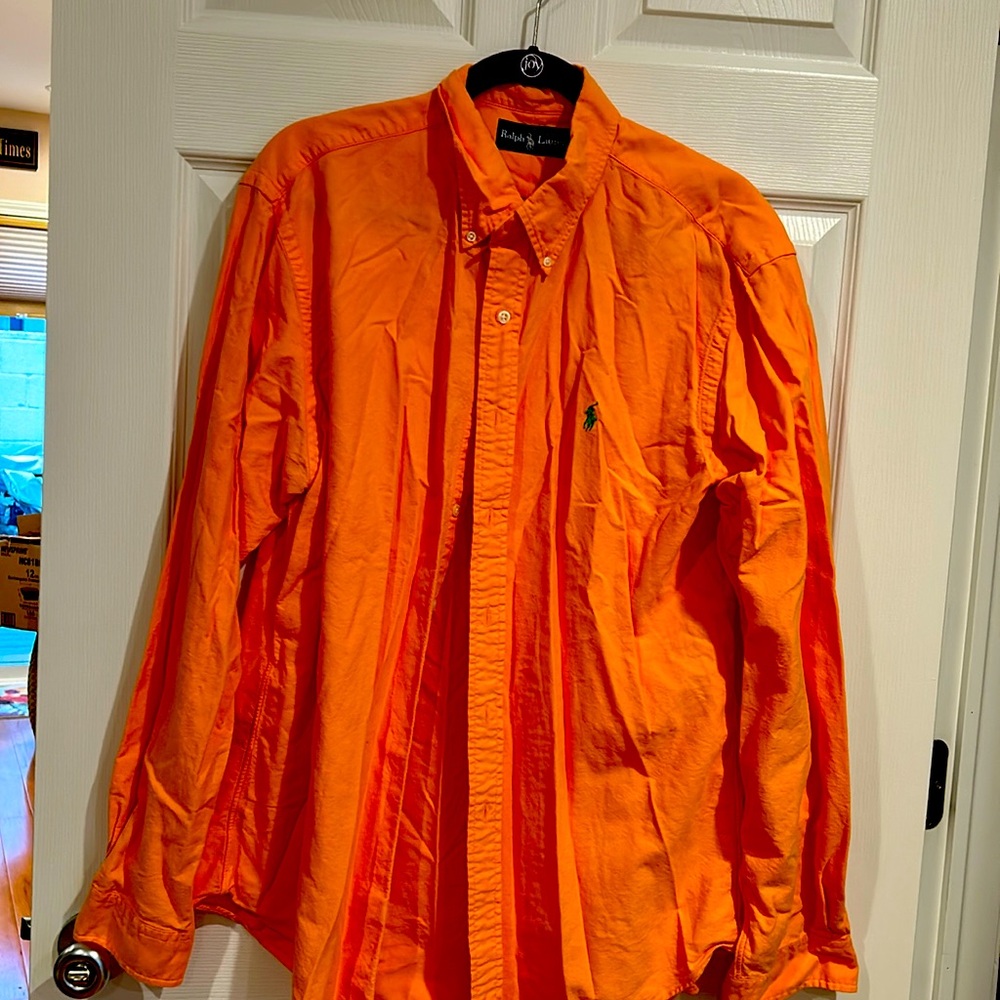 Men’s Long sleeve button down Ralph Lauren shirt